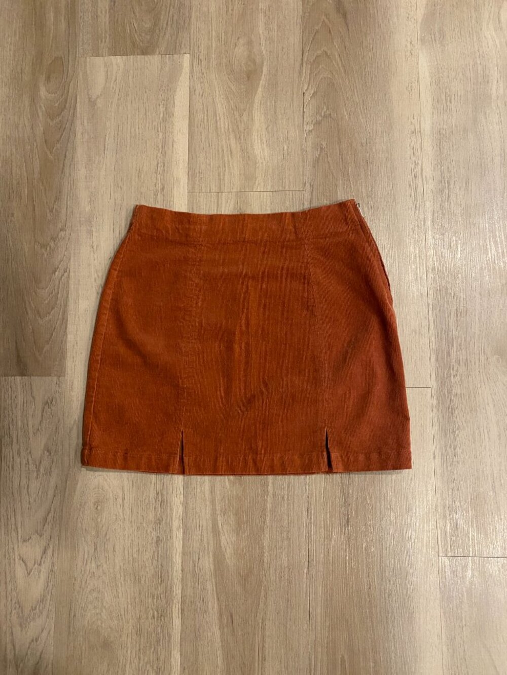 Cotton Candy LA Rust Corduroy Mini Skirt Size Small Y2K 90s